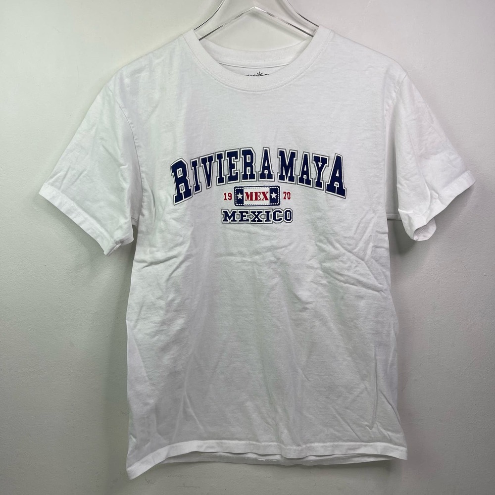 Riviera Maya Mexico Caribbean Travel Souvenir 100% Cotton T-shirt — Size Medium